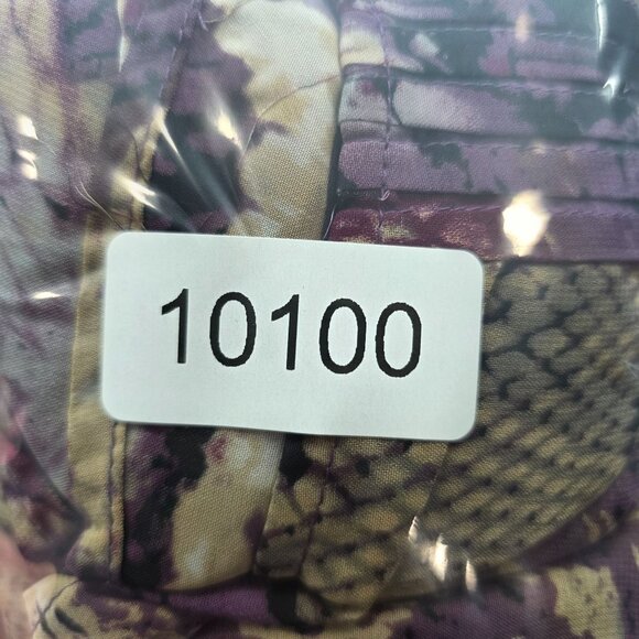 Womens Maggie Barnes Purple Abstract Print Tunic Top 3/4 Sleeve Polyester 4X - Picture 6 of 7